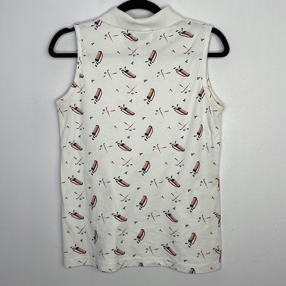 VINTAGE Golf novelty print quirky polo tank - Picture 7 of 7